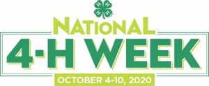 Sheboygan County Youth to Celebrate National 4-H Week: October 4-10