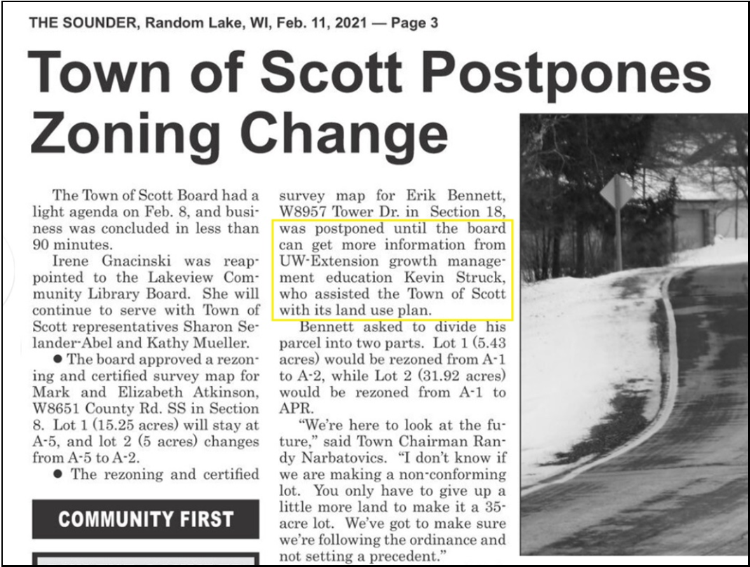 FARMLAND PRESERVATION PROPERTY TAX CREDITS Extension Sheboygan County