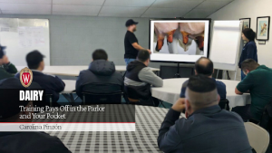 Training Pays Off in the Parlor and Your Pocket (Increase milk quality)