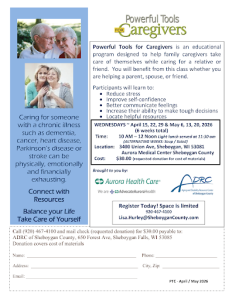 Upcoming Powerful Tools For Caregivers series