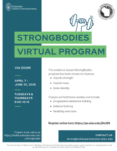 Spring/Summer statewide StrongBodies series starting soon! 