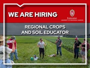 UW-Madison Extension Hiring Regional Crops Educator for Washington, Ozaukee, and Sheboygan Counties
